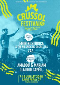 Crussol Festival 2018. Du 7 au 8 juillet 2018 à Saint-Péray. Ardeche.  12H00